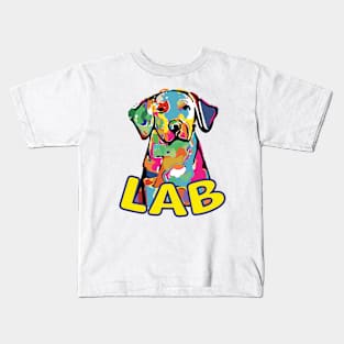 Artistic Labrador Kids T-Shirt